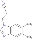 3-(5,6-Dimethyl-1H-benzimidazol-1-yl)propanenitrile