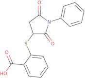 2-[(2,5-Dioxo-1-phenylpyrrolidin-3-yl)thio]benzoic acid