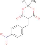 2,2-Dimethyl-5-(4-nitrobenzyl)-1,3-dioxane-4,6-dione