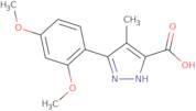 3-(2,4-Dimethoxyphenyl)-4-methyl-1H-pyrazole-5-carboxylic acid