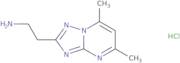 [2-(5,7-Dimethyl[1,2,4]triazolo[1,5-a]pyrimidin-2-yl)ethyl]amine hydrochloride