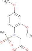 N-(2,4-Dimethoxyphenyl)-N-(methylsulfonyl)glycine