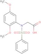 N-(2,5-Dimethoxyphenyl)-N-(phenylsulfonyl)glycine