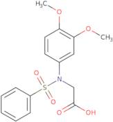 N-(3,4-Dimethoxyphenyl)-N-(phenylsulfonyl)glycine