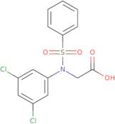 N-(3,5-Dichlorophenyl)-N-(phenylsulfonyl)glycine