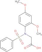 N-(2,4-Dimethoxyphenyl)-N-(phenylsulfonyl)glycine