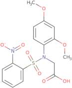 N-(2,4-Dimethoxyphenyl)-N-[(2-nitrophenyl)sulfonyl]glycine