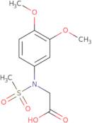 N-(3,4-Dimethoxyphenyl)-N-(methylsulfonyl)glycine