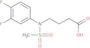 4-[(3,4-Difluorophenyl)(methylsulfonyl)amino]butanoic acid