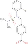 4-{[[(Dimethylamino)sulfonyl](2-fluorophenyl)amino]methyl}benzoic acid