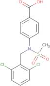 4-[(2,6-Dichlorobenzyl)(methylsulfonyl)amino]benzoic acid