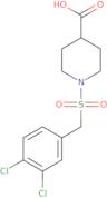 1-[(3,4-Dichlorobenzyl)sulfonyl]piperidine-4-carboxylic acid