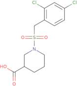 1-[(2,4-Dichlorobenzyl)sulfonyl]piperidine-3-carboxylic acid