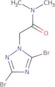 2-(3,5-Dibromo-1H-1,2,4-triazol-1-yl)-N,N-dimethylacetamide