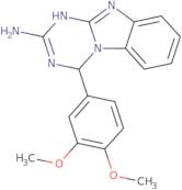 4-(3,4-Dimethoxyphenyl)-1,4-dihydro[1,3,5]triazino[1,2-a]benzimidazol-2-amine