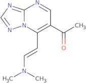 1-{7-[(E)-2-(Dimethylamino)vinyl][1,2,4]triazolo[1,5-a]pyrimidin-6-yl}ethanone