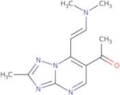 1-{7-[(E)-2-(Dimethylamino)vinyl]-2-methyl[1,2,4]triazolo[1,5-a]pyrimidin-6-yl}ethanone