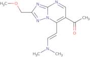 1-[7-[(E)-2-(Dimethylamino)vinyl]-2-(methoxymethyl)[1,2,4]triazolo[1,5-a]pyrimidin-6-yl]ethanone