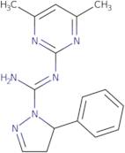 N-(4,6-Dimethylpyrimidin-2-yl)-5-phenyl-4,5-dihydro-1H-pyrazole-1-carboximidamide