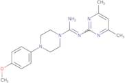 N-(4,6-Dimethylpyrimidin-2-yl)-4-(4-methoxyphenyl)piperazine-1-carboximidamide