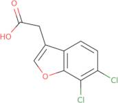 2-(6,7-Dichloro-1-benzofuran-3-yl)acetic acid