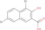4,7-Dibromo-3-hydroxy-2-naphthoic acid