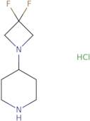 4-(3,3-Difluoroazetidin-1-yl)piperidine hydrochloride