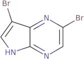 2,7-Dibromo-5H-pyrrolo[2,3-b]pyrazine