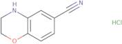 3,4-Dihydro-2H-benzo[b][1,4]oxazine-6-carbonitrile hydrochloride