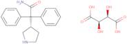 (S)-2,2-Diphenyl-2-(pyrrolidin-3-yl)acetamide (2R,3R)-2,3-dihydroxysuccinate