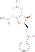 1,2-Di-O-acetyl-5-O-benzoyl-3-deoxy-3-fluoro-D-ribofuranose