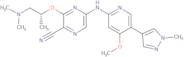 3-[(1R)-2-(Dimethylamino)-1-methylethoxy]-5-[[4-methoxy-5-(1-methyl-1H-pyrazol-4-yl)-2-pyridinyl]amino]-2-pyrazinecarbonitrile