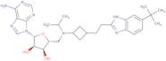 9-[5-Deoxy-5-[[cis-3-[2-[6-(1,1-dimethylethyl)-1H-benzimidazol-2-yl]ethyl]cyclobutyl](1-methylet...