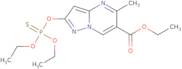 Diethyl 6-carbethoxy-5-methylpyrazolo[1,5-a]pyrimidin-2-yl phosphorothioate