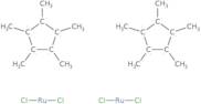 Dichloro(pentamethylcyclopentadienyl)ruthenium(III)polymer