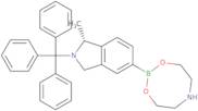 2,3-Dihydro-(1R)-methyl-5-(tetrahydro-4H-1,3,6,2-dioxazaborocin-2-yl)-2-(triphenylmethyl)-1H-isoin…