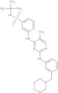 N-(1,1-Dimethylethyl)-3-[[5-methyl-2-[[3-(4-morpholinylmethyl)phenyl]amino]-4-pyrimidinyl]amino]...