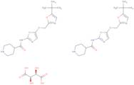 N-[5-[[[5-(1,1-Dimethylethyl)-2-oxazolyl]methyl]thio]-2-thiazolyl]-4-piperidinecarboxamidel-tartar…