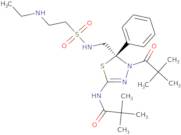 (-)-N-[4-(2,2-Dimethylpropanoyl)-5-[[2-(ethylamino)ethanesulfonamido]methyl]-5-phenyl-4,5-dihydro-…