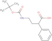 4-[[[(1,1-Dimethylethyl)oxy]carbonyl]amino]-2-phenylbutanoicacid