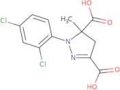 1-(2,4-Dichlorophenyl)-4,5-dihydro-5-methyl-1H-pyrazole-3,5-dicarboxylicacid