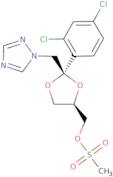 cis-[2-(2,4-Dichlorophenyl)-2-(1,2,4-triazol-1-yl-methyl)-1,3-dioxolan-4-yl]methyl methanesulphonate