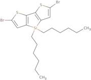 2,6-Dibromo-4,4-dihexyl-4H-silolo[3,2-b:4,5-b']dithiophene