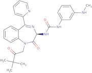 N-[(3R)-1-(3,3-Dimethyl-2-oxobutyl)-2,3-dihydro-2-oxo-5-(2-pyridinyl)-1H-1,4-benzodiazepin-3-yl]...