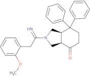 7,7-Diphenyl-2-(1-imino-2-(2-methoxyphenyl)ethyl)perhydroisoindol-4-one