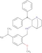 (2S,3S)-2-(Diphenylmethyl)-N-{[2-methoxy-5-(1-methylethyl)-phenyl]-methyl}-1-azabicyclo[2.2.2]octa…