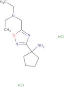 1-(5-[(DIiethylamino)methyl]-1,2,4-oxadiazol-3-yl)cyclopentan-1-amine dihydrochloride