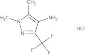 1,5-Dimethyl-3-(trifluoromethyl)-1H-pyrazol-4-amine hydrochloride