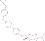(2S)-2,3-Dihydro-2-methyl-6-nitro-2-[[4-[4-[4-(trifluoromethoxy)phenoxy]-1-piperidinyl]phenoxy]methyl]imidazo[2,1-b]oxazole
