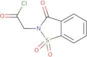 2-[1,1-Dioxide-3-oxo-1,2-benzisothiazole-2(3H)-yl] acetic acid chloride